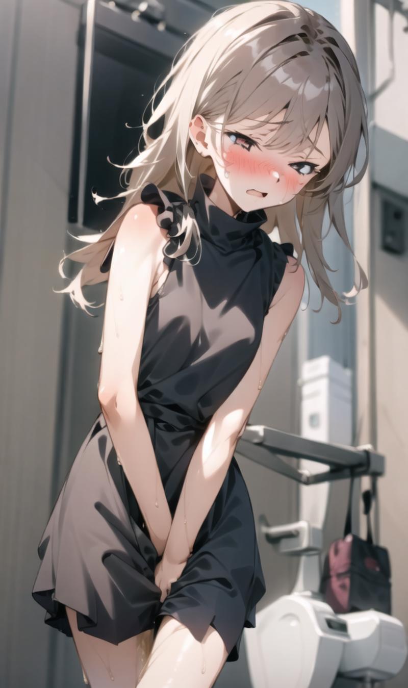 00588-1415061815-1girl with long hair and dress, 1 girl is taking to lavatory, looking away,  standing,  embarrassed, blush, Keep one's mouth shu.png